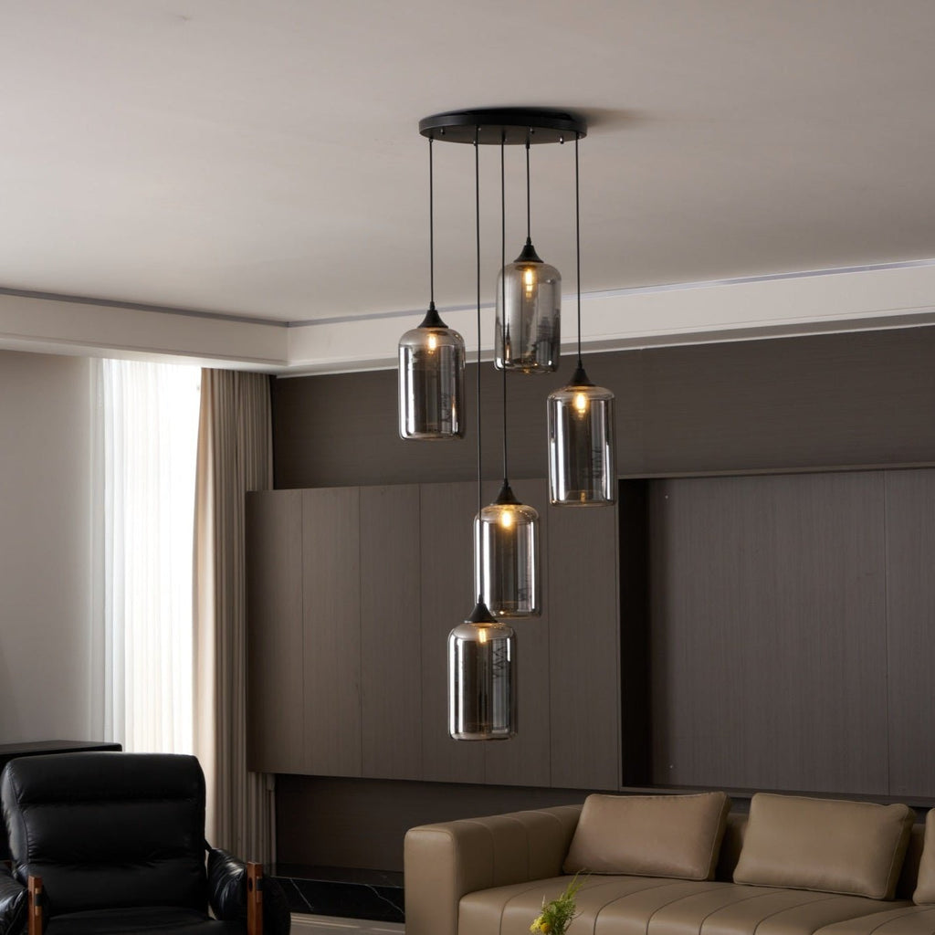 Mirelia Lampe Pendante Industrielle en Verre - Neutralighting
