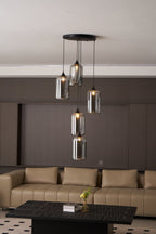 Talis Suspension en Verre Industrielle Chic - Neutralighting