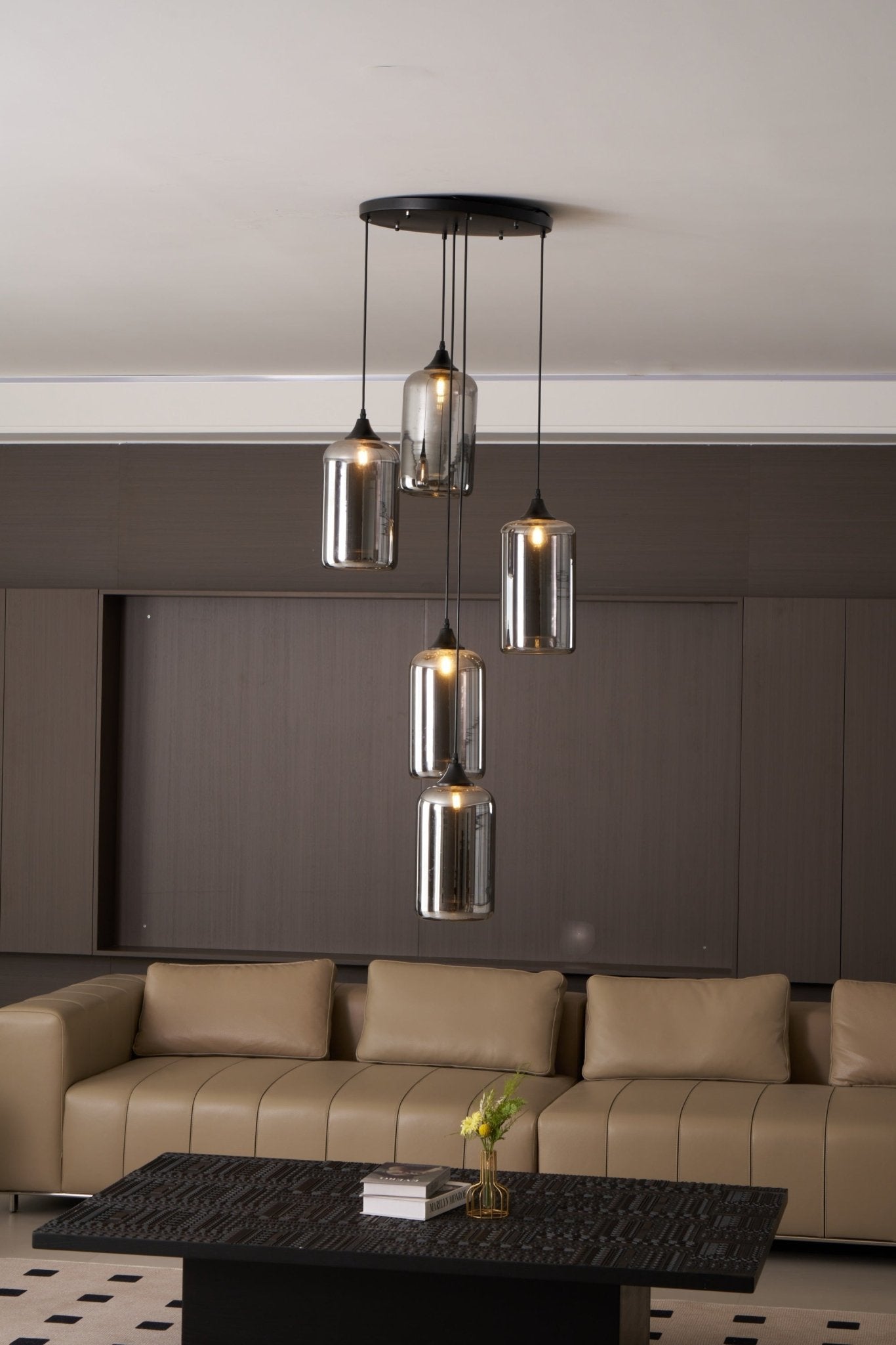 Talis Suspension en Verre Industrielle Chic - Neutralighting