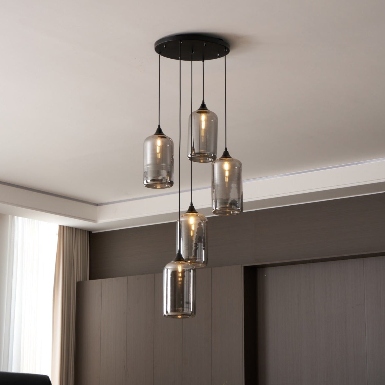 Mirelia Lampe Pendante Industrielle en Verre - Neutralighting