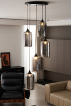 Mirelia Lampe Pendante Industrielle en Verre - Neutralighting