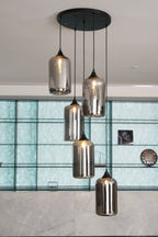 Talis Suspension en Verre Industrielle Chic - Neutralighting