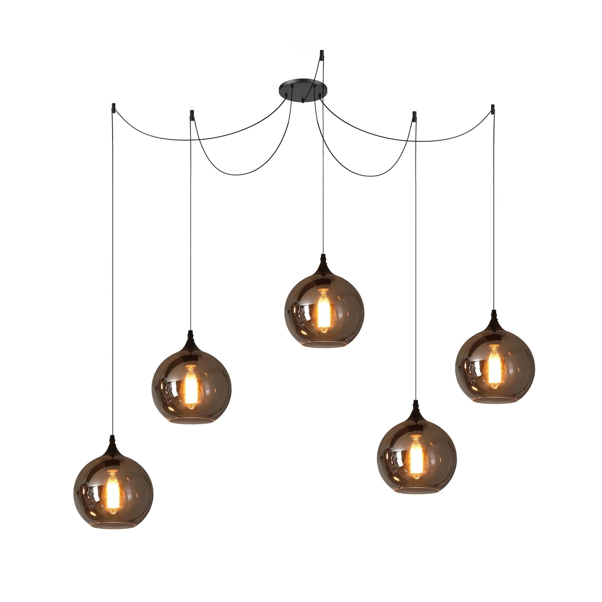 Mirelia Lampe Pendante Industrielle en Verre - Neutralighting