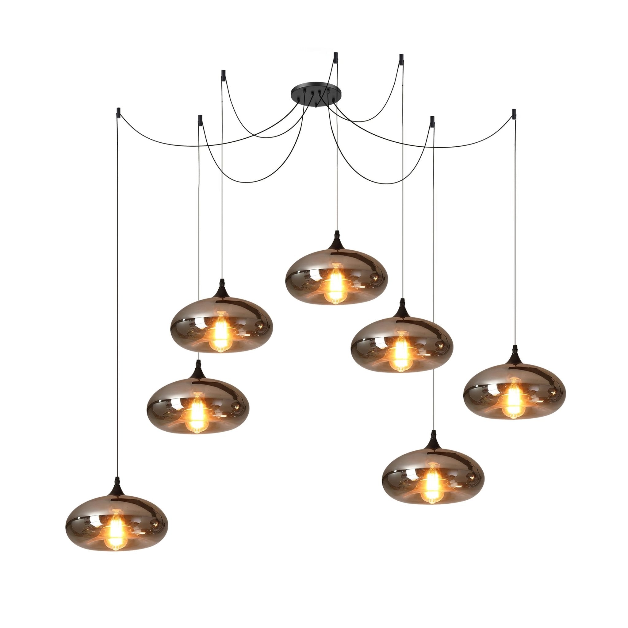 Mirelia Lampe Pendante Industrielle en Verre - Neutralighting