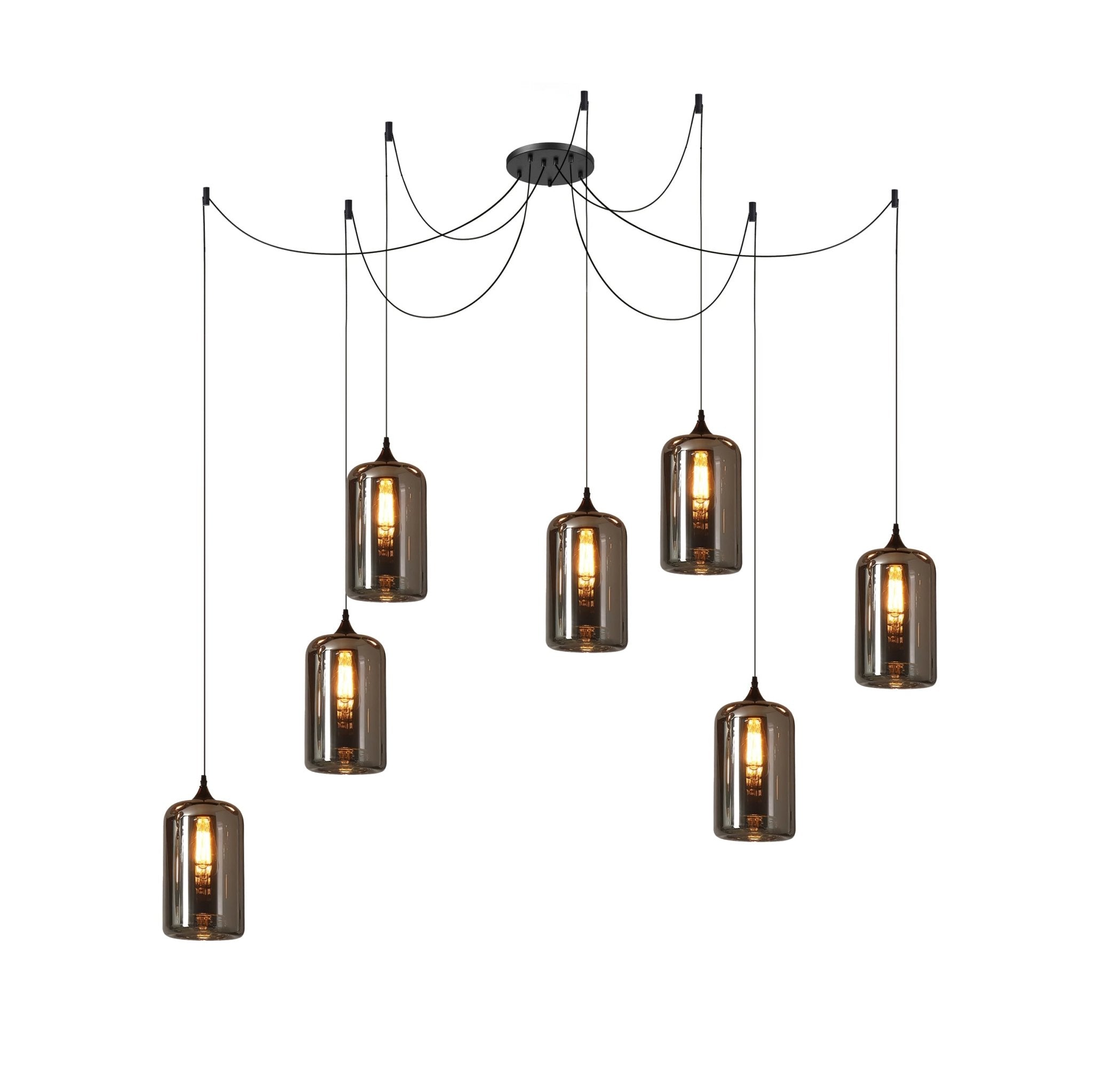 Mirelia Lampe Pendante Industrielle en Verre - Neutralighting