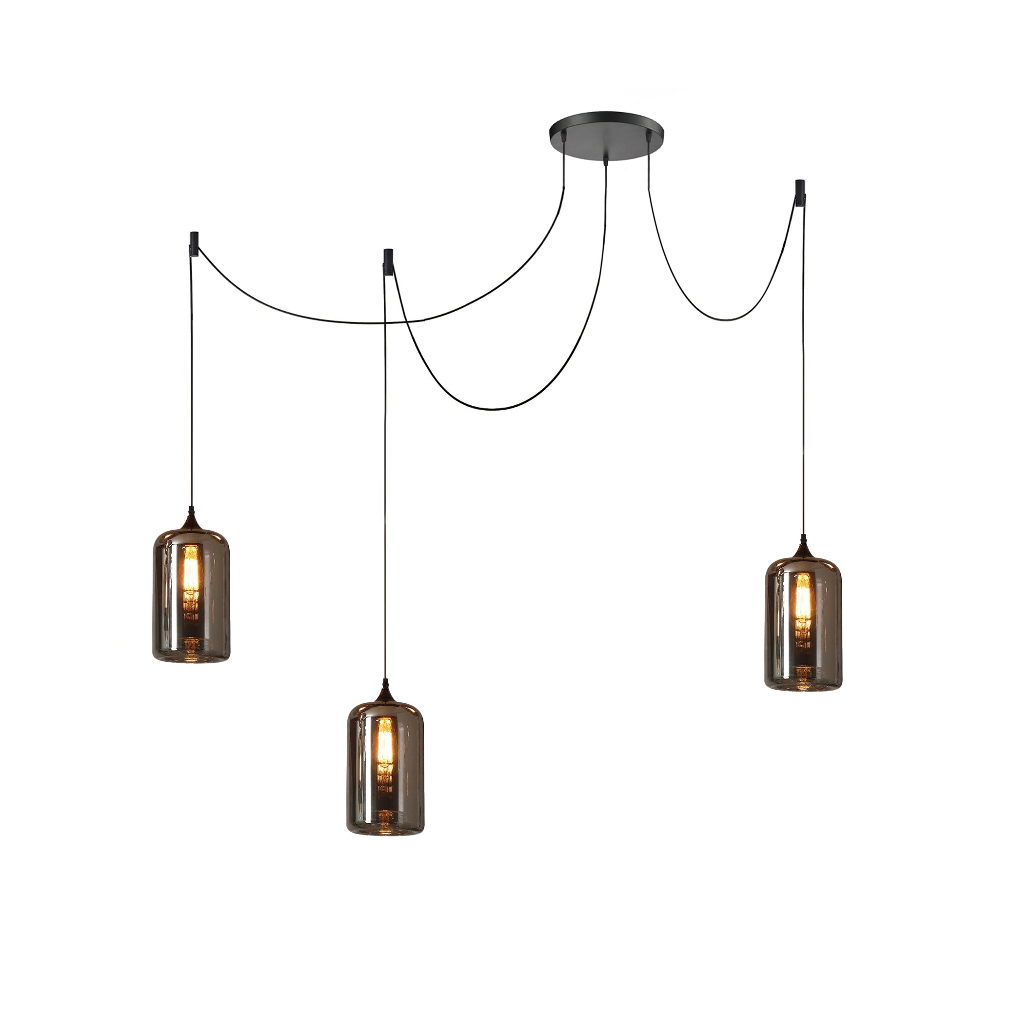 Mirelia Lampe Pendante Industrielle en Verre - Neutralighting
