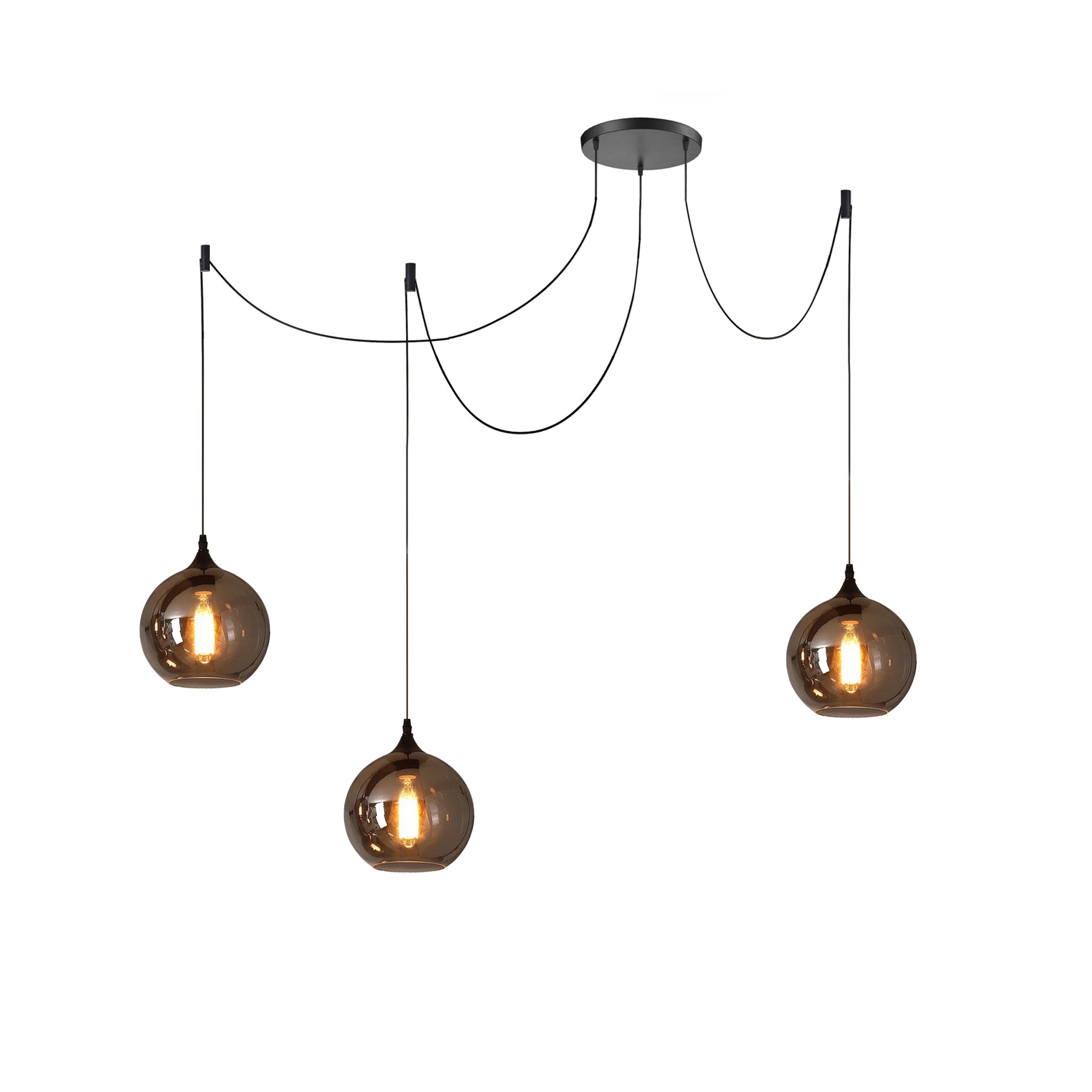 Mirelia Lampe Pendante Industrielle en Verre - Neutralighting