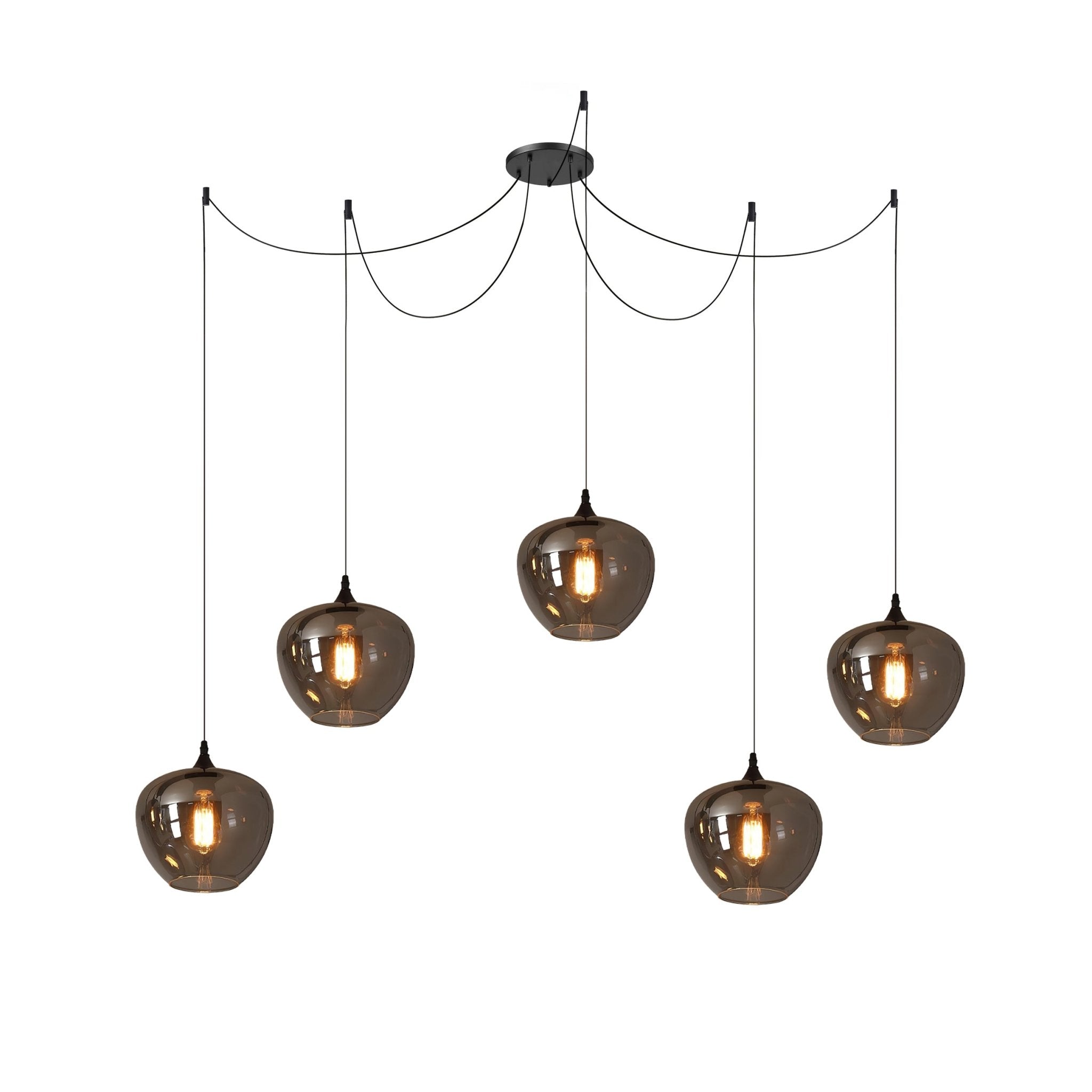 Mirelia Lampe Pendante Industrielle en Verre - Neutralighting