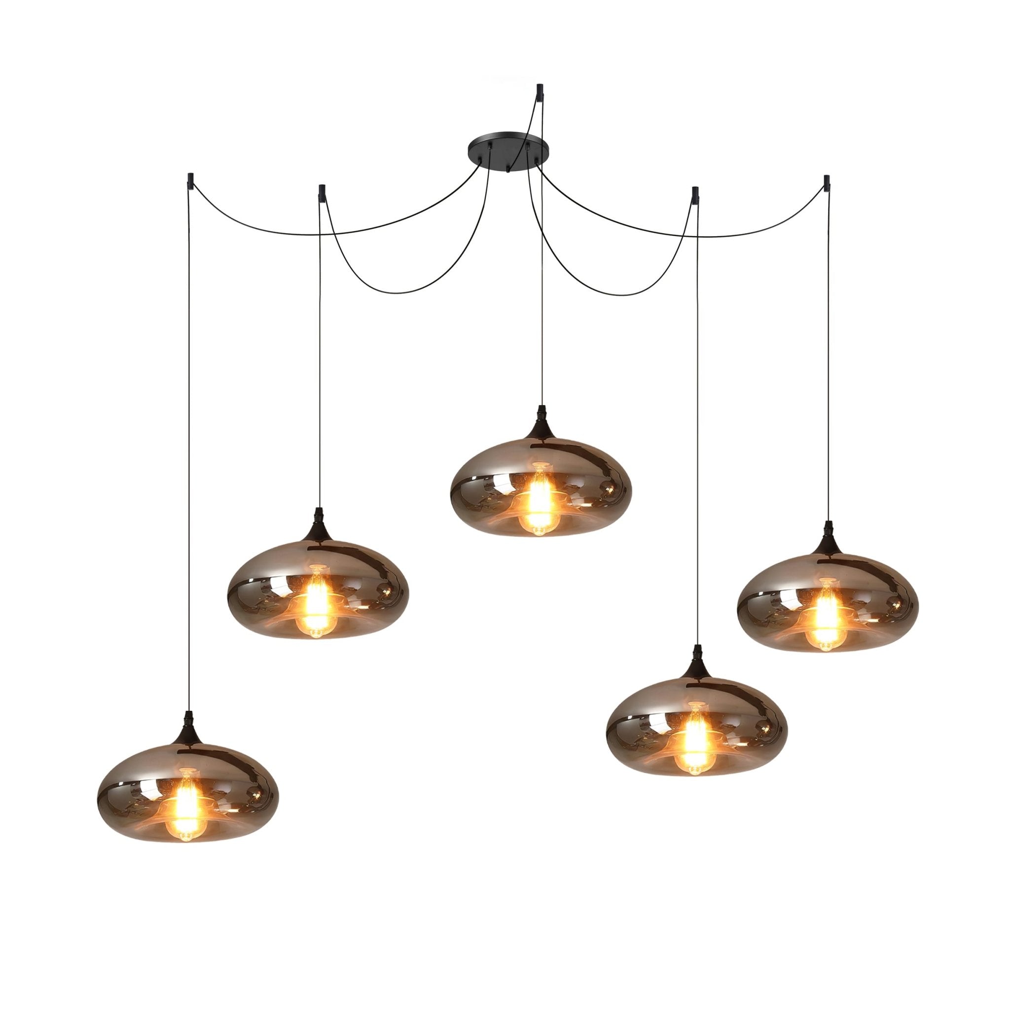Mirelia Lampe Pendante Industrielle en Verre - Neutralighting