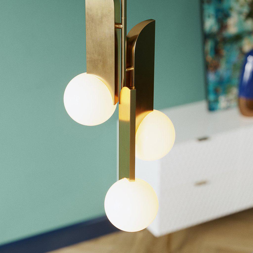 Solis Lustre Suspendu Élégant En Verre - Neutralighting