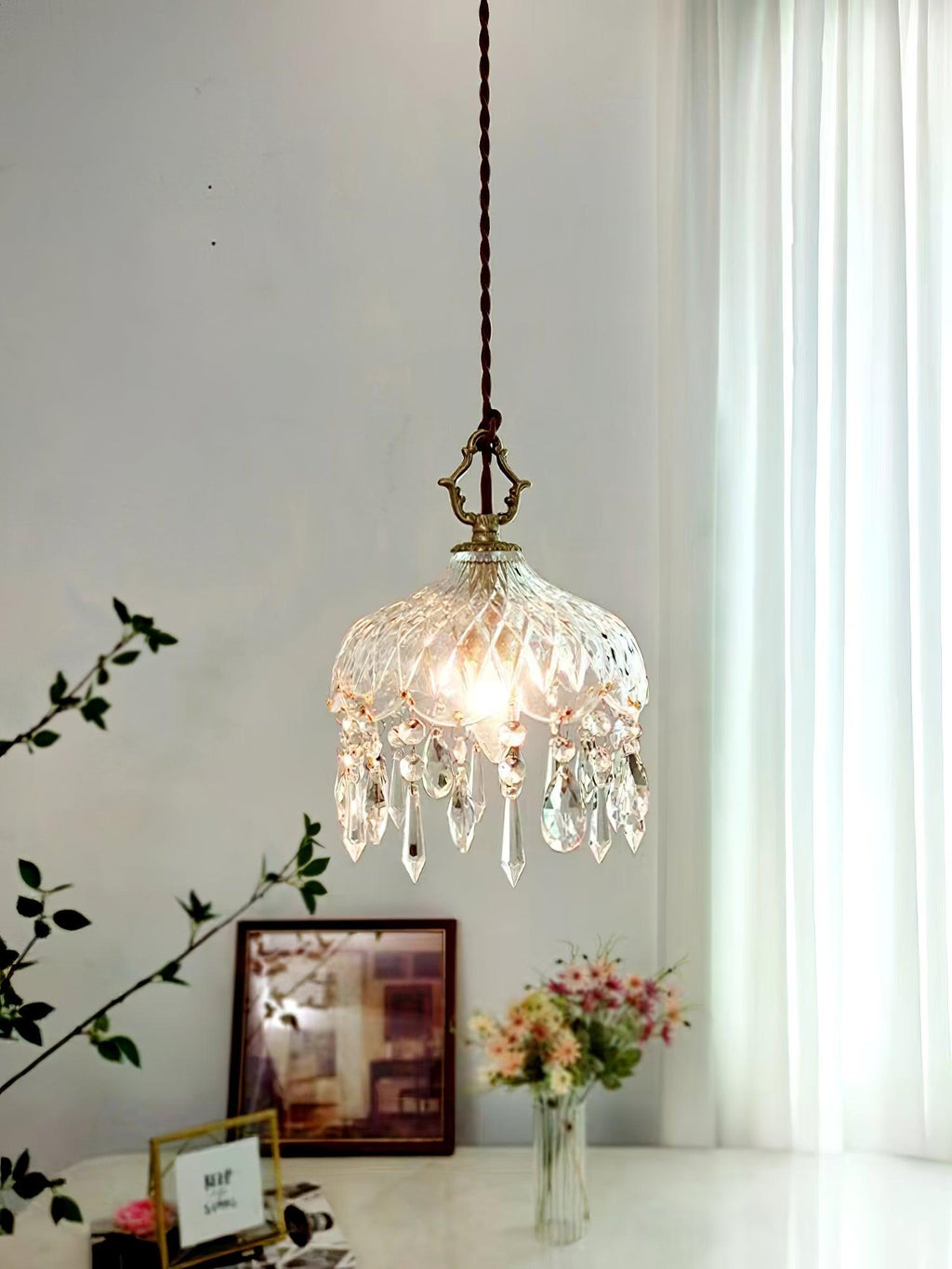 Elyran Suspension Cristal Vintage - Neutralighting