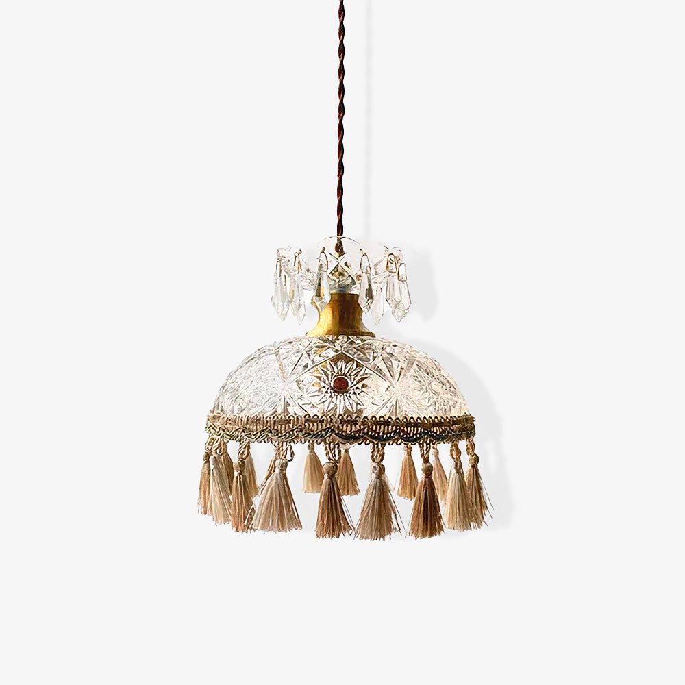 Veloce Suspension Luxueuse en Laiton et Verre - Neutralighting