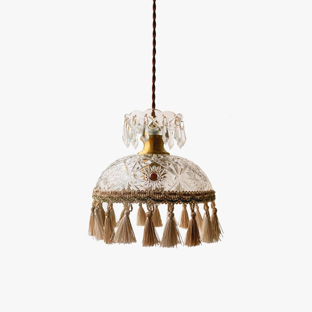 Veloce Suspension Luxueuse en Laiton et Verre - Neutralighting