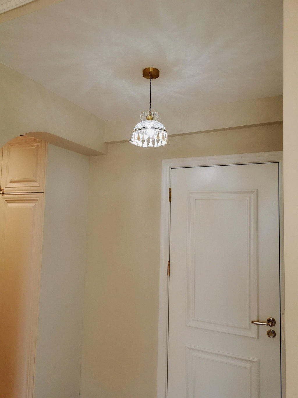 Veloce Suspension Luxueuse en Laiton et Verre - Neutralighting