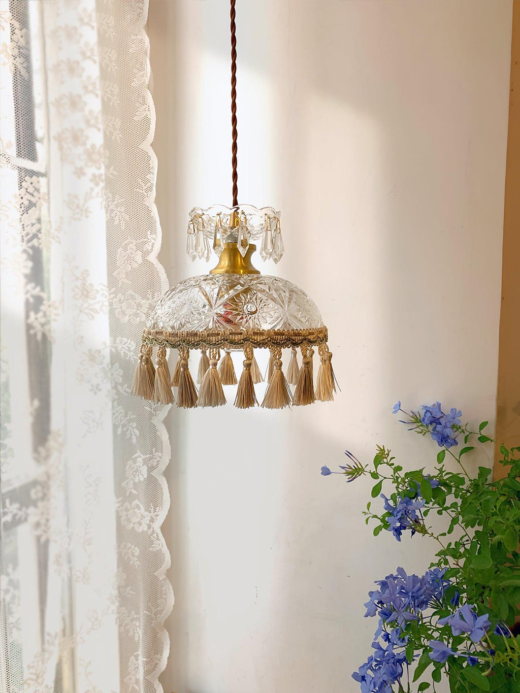 Veloce Suspension Luxueuse en Laiton et Verre - Neutralighting