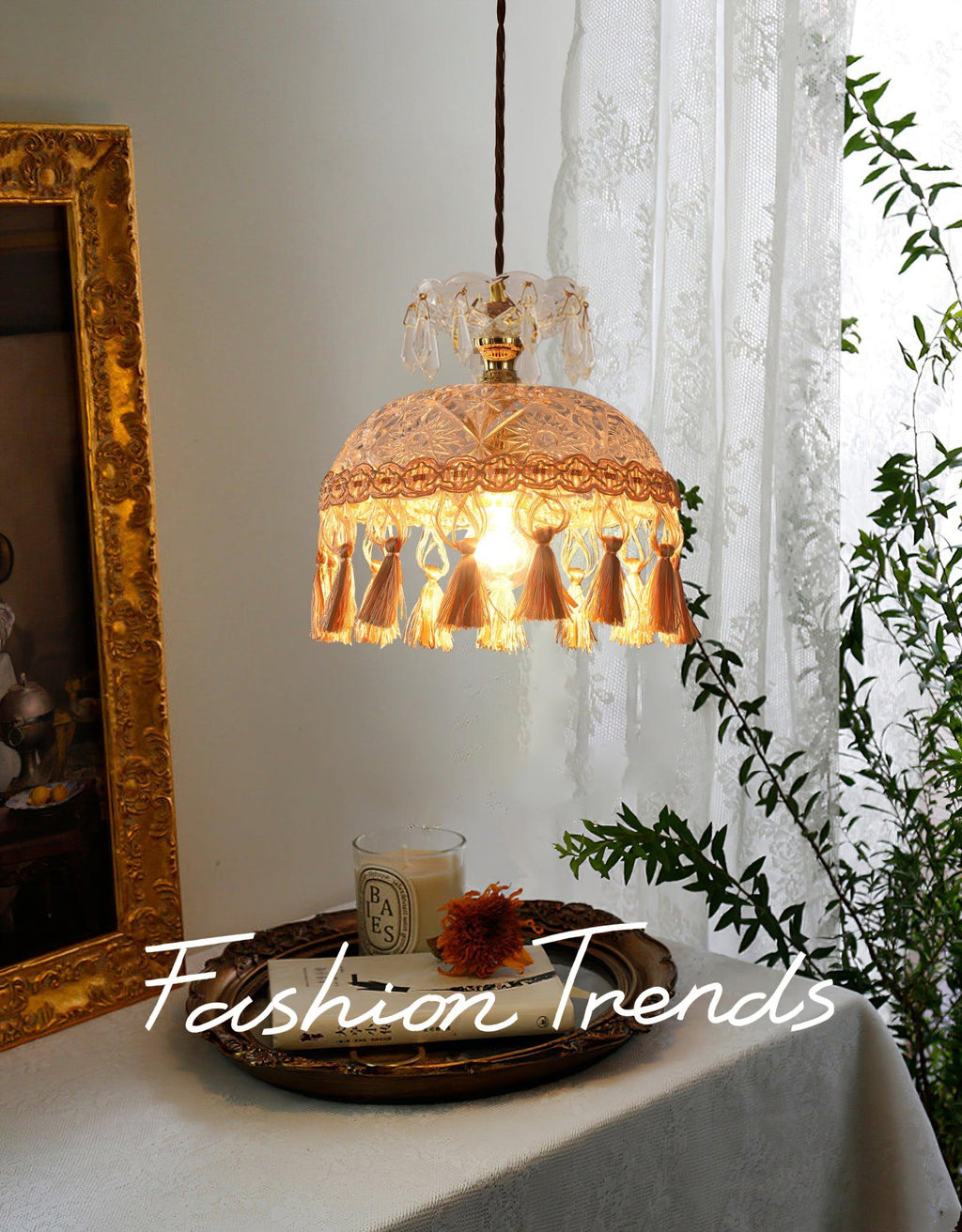 Veloce Suspension Luxueuse en Laiton et Verre - Neutralighting