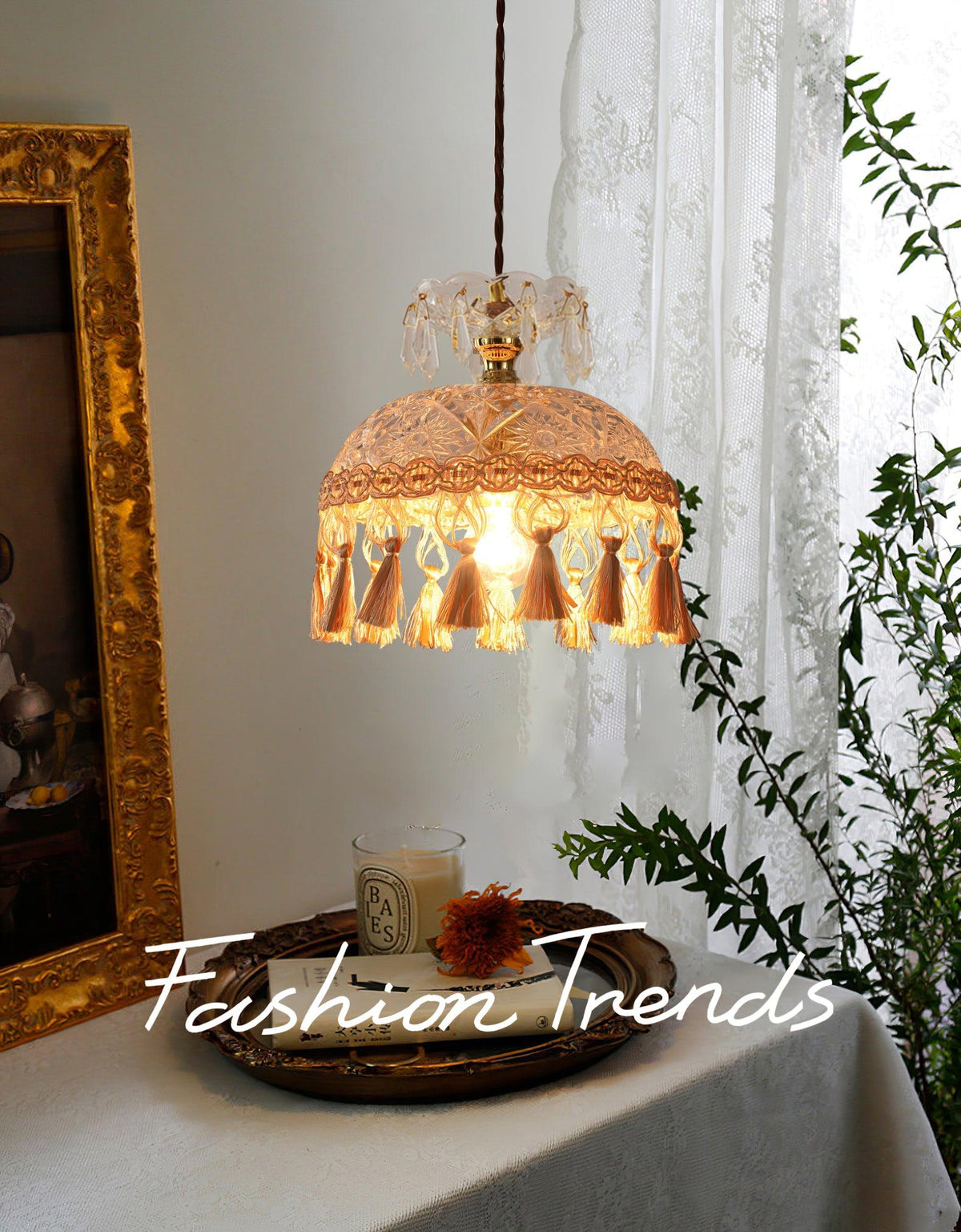 Veloce Suspension Luxueuse en Laiton et Verre - Neutralighting