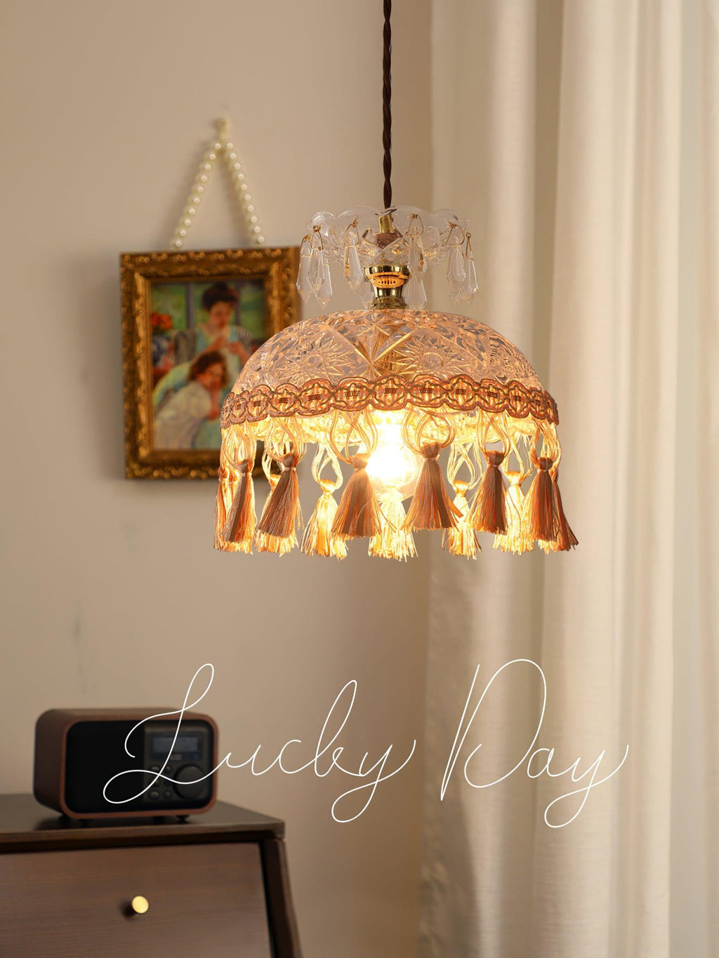 Veloce Suspension Luxueuse en Laiton et Verre - Neutralighting