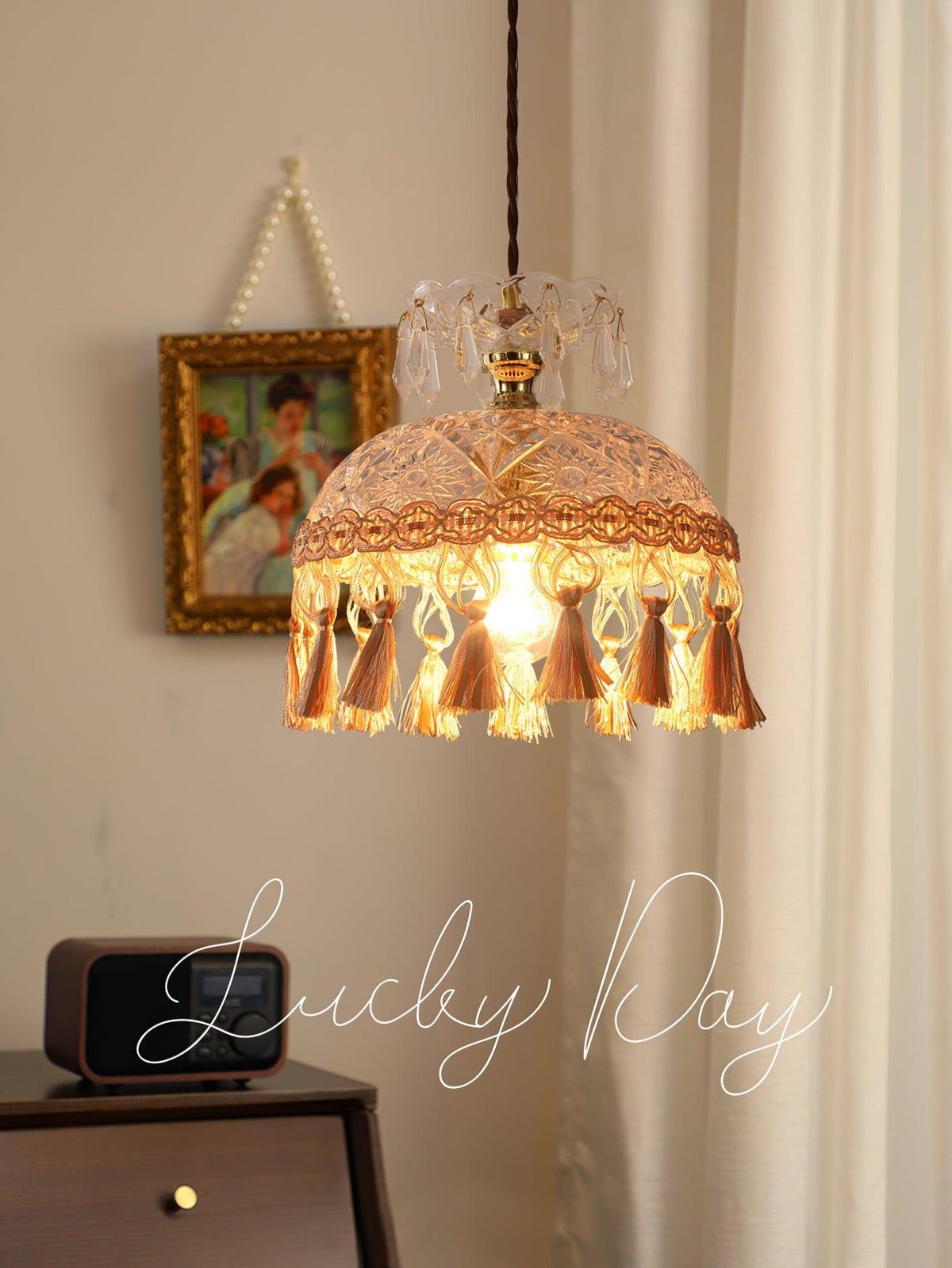 Veloce Suspension Luxueuse en Laiton et Verre - Neutralighting