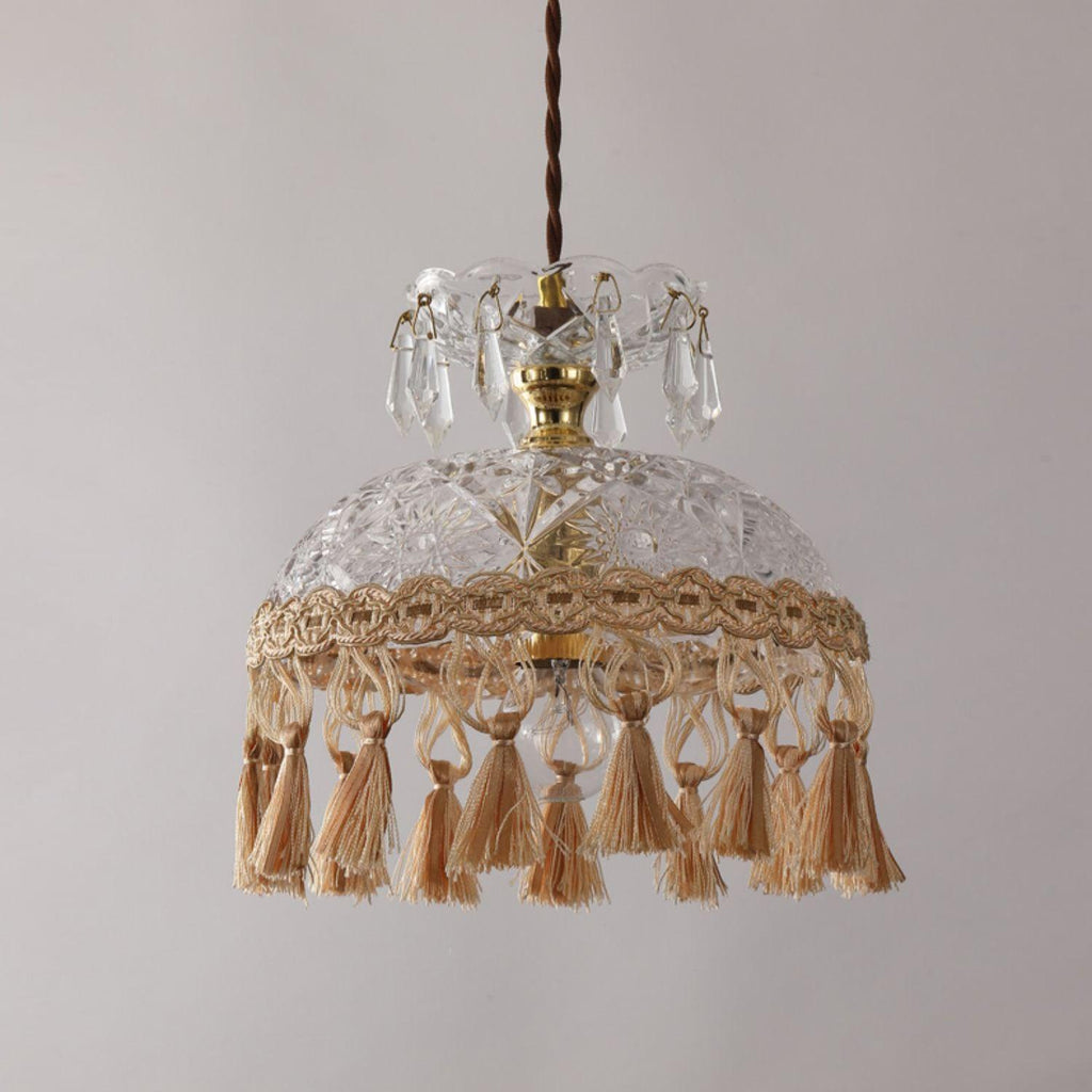Veloce Suspension Luxueuse en Laiton et Verre - Neutralighting