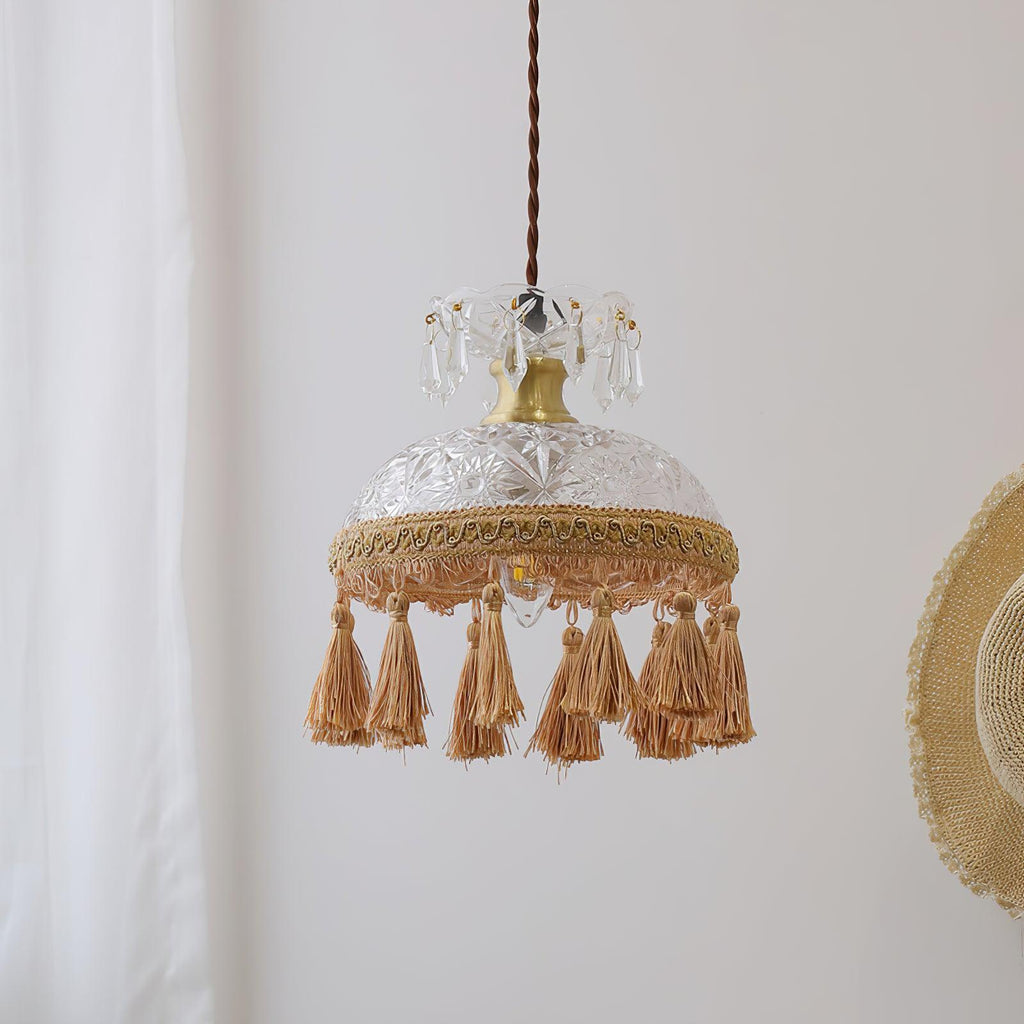 Veloce Suspension Luxueuse en Laiton et Verre - Neutralighting