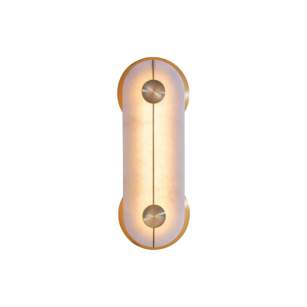 Auriel Moderne Minimaliste Laiton Albâtre Applique Murale - Neutralighting
