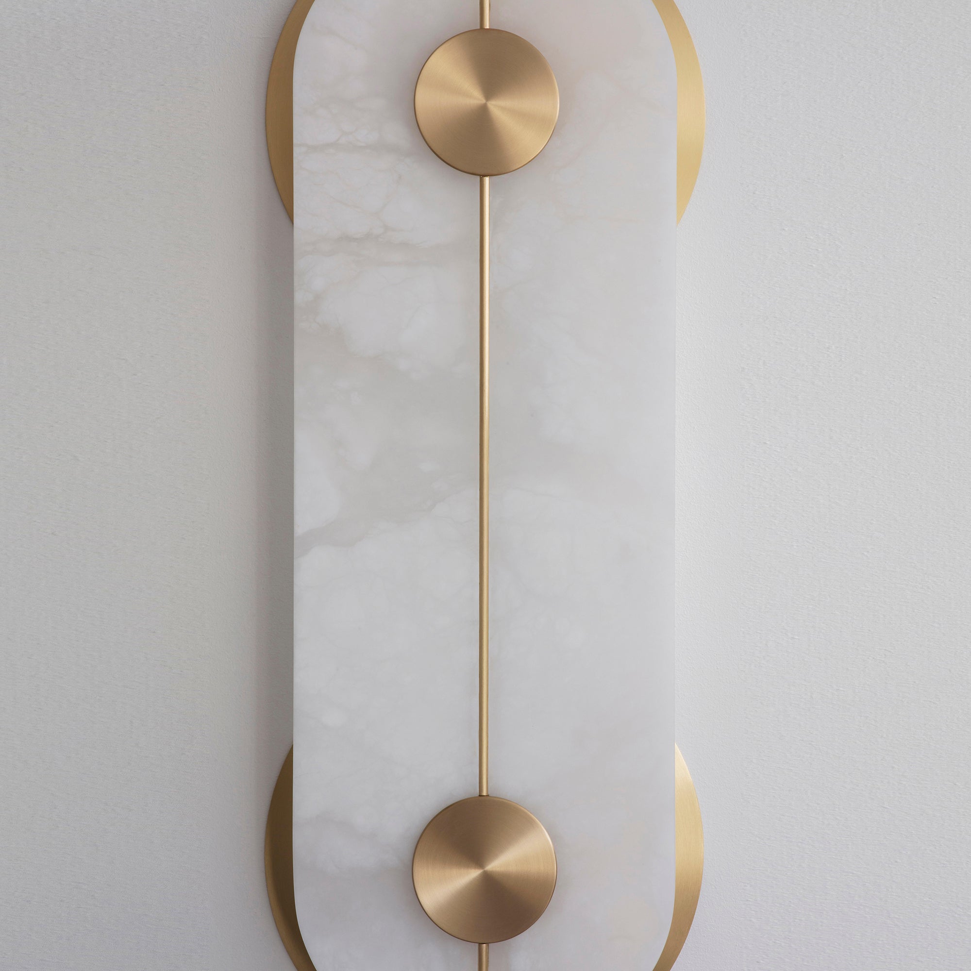 Auriel Moderne Minimaliste Laiton Albâtre Applique Murale - Neutralighting