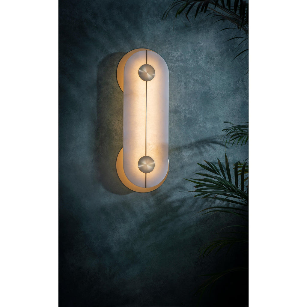 Auriel Moderne Minimaliste Laiton Albâtre Applique Murale - Neutralighting