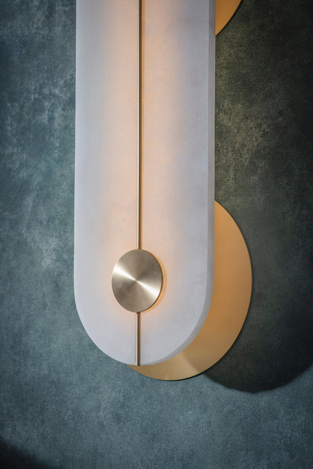 Auriel Moderne Minimaliste Laiton Albâtre Applique Murale - Neutralighting