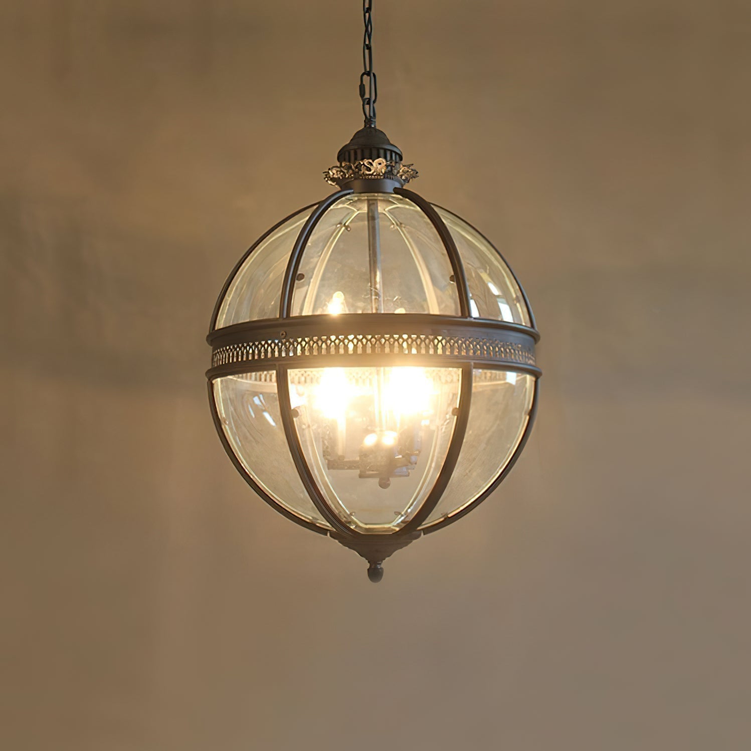 Edward Suspension Rétro en Verre - Neutralighting