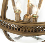 Svelte Ancien Industriel Métal Verre Suspension - Neutralighting