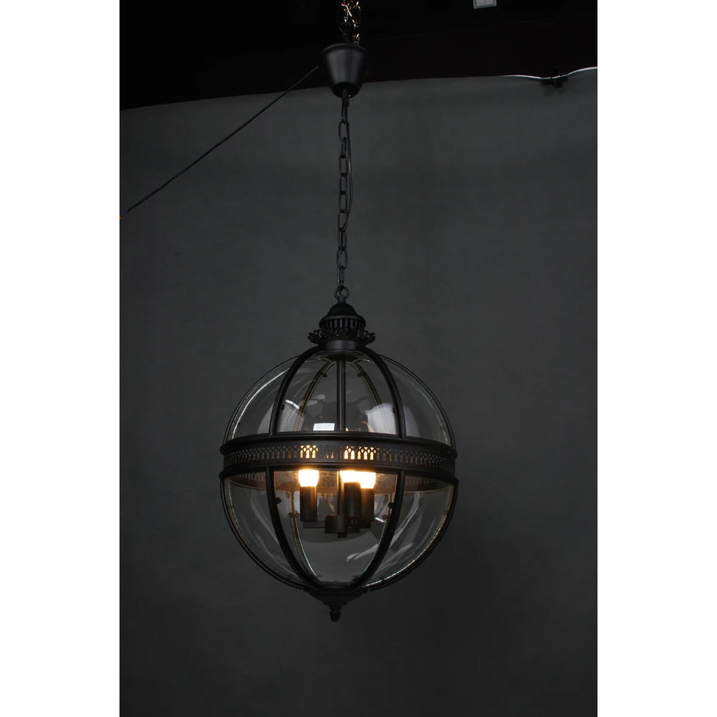 Svelte Ancien Industriel Métal Verre Suspension - Neutralighting
