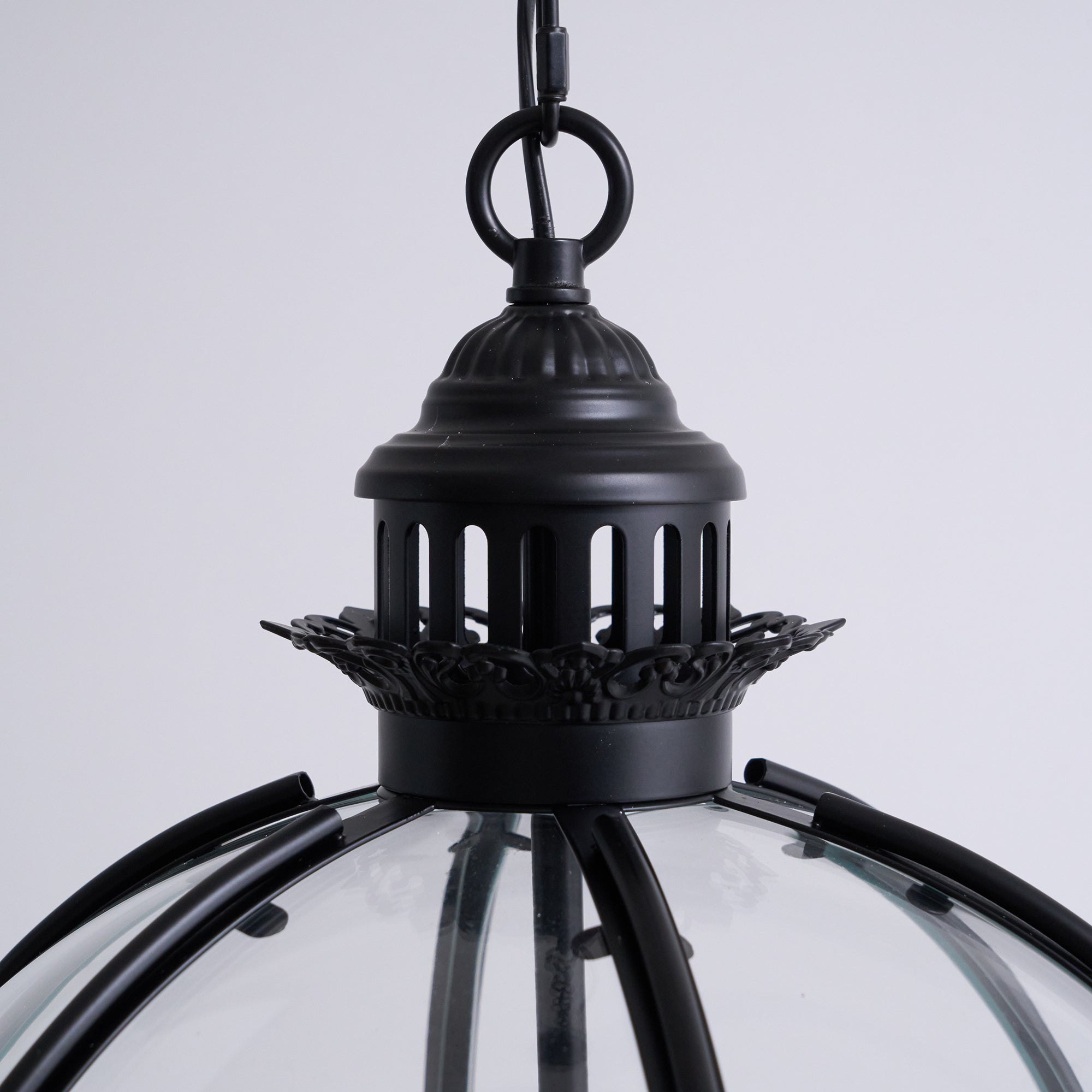Svelte Ancien Industriel Métal Verre Suspension - Neutralighting