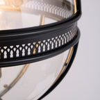 Svelte Ancien Industriel Métal Verre Suspension - Neutralighting