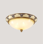 Solara Lampe Plafonnier en Verre Opale Antique Vintage - Neutralighting