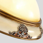 Solara Lampe Plafonnier en Verre Opale Antique Vintage - Neutralighting