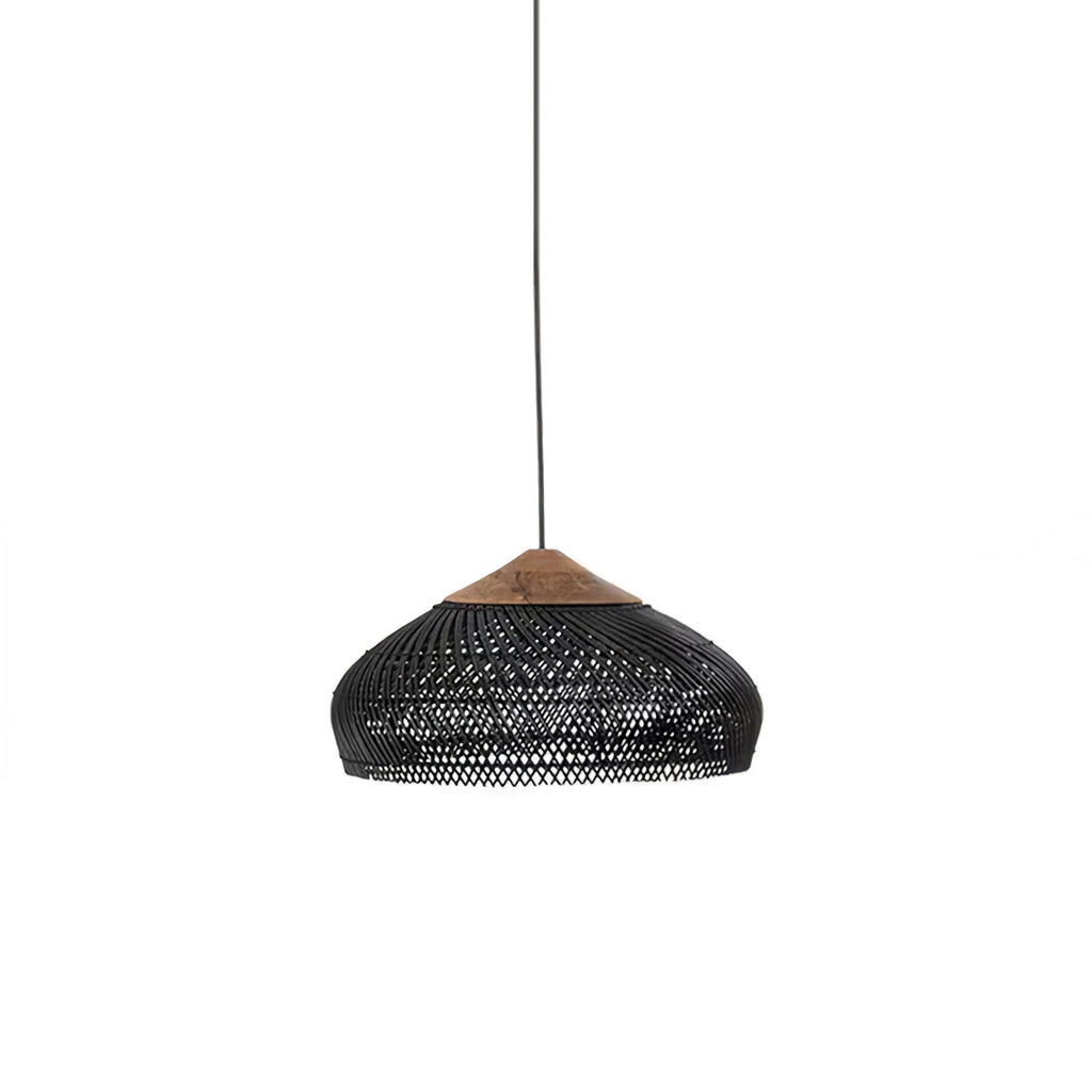 Solavn Lampe suspendue en bois de rotin - Neutralighting