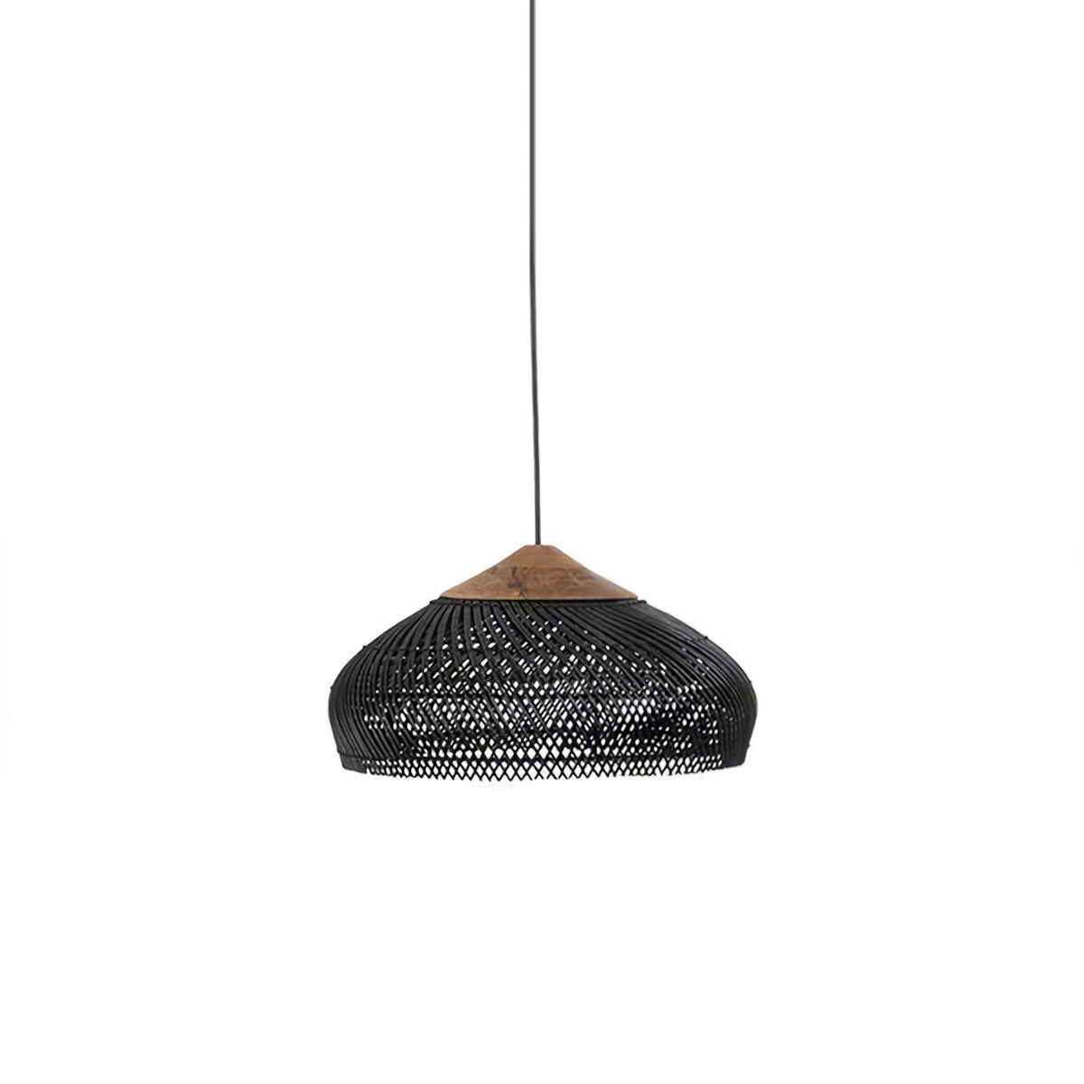 Solavn Lampe suspendue en bois de rotin - Neutralighting