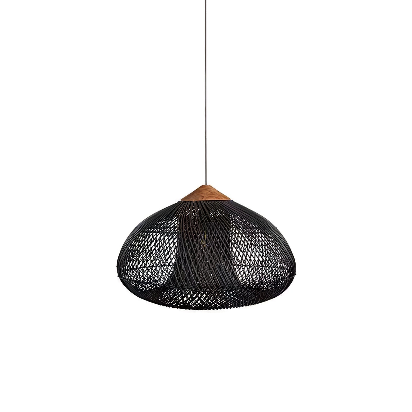 Solavn Lampe suspendue en bois de rotin - Neutralighting