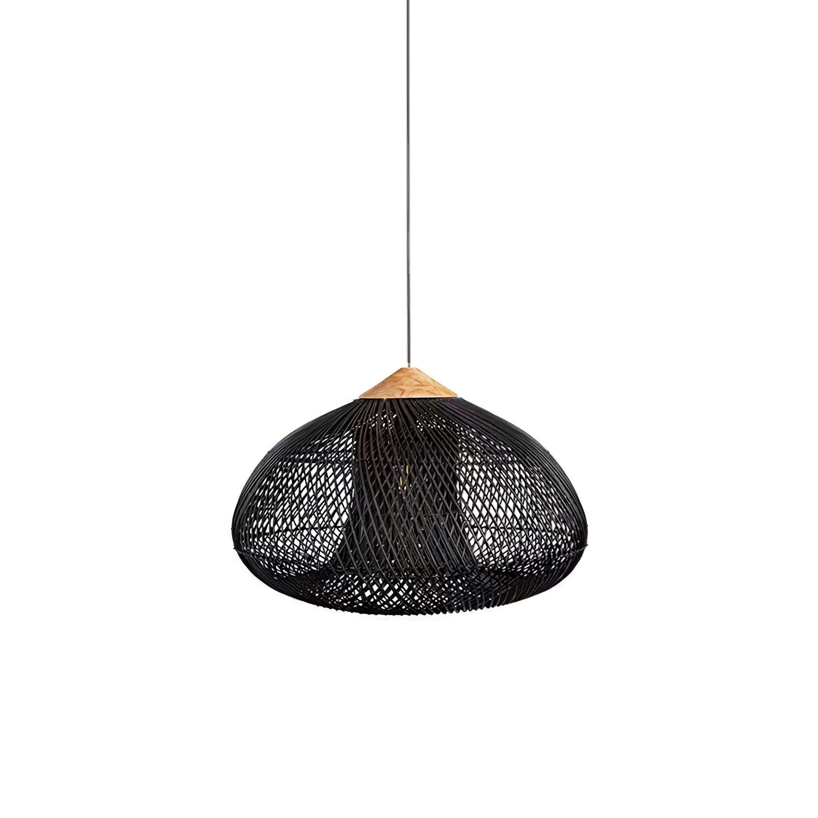 Solavn Lampe suspendue en bois de rotin - Neutralighting