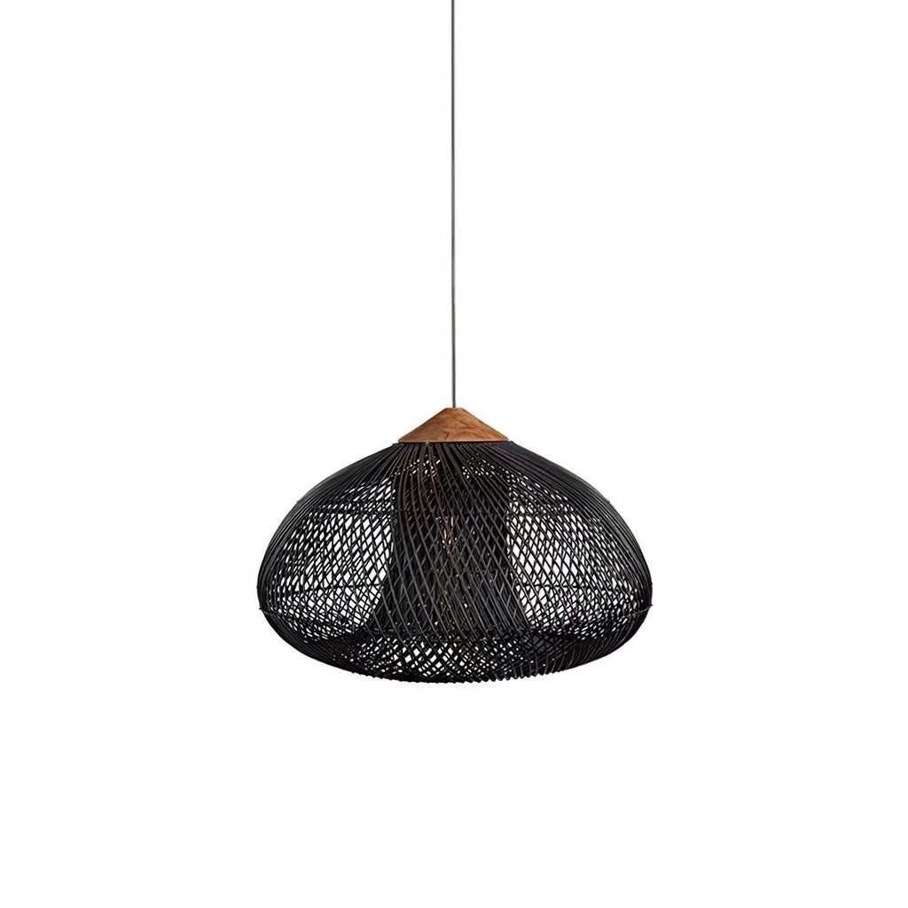 Solavn Lampe suspendue en bois de rotin - Neutralighting