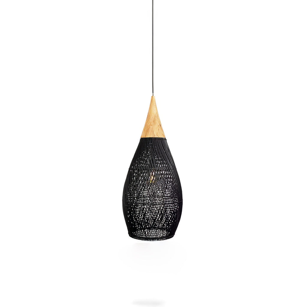 Solavn Lampe suspendue en bois de rotin - Neutralighting