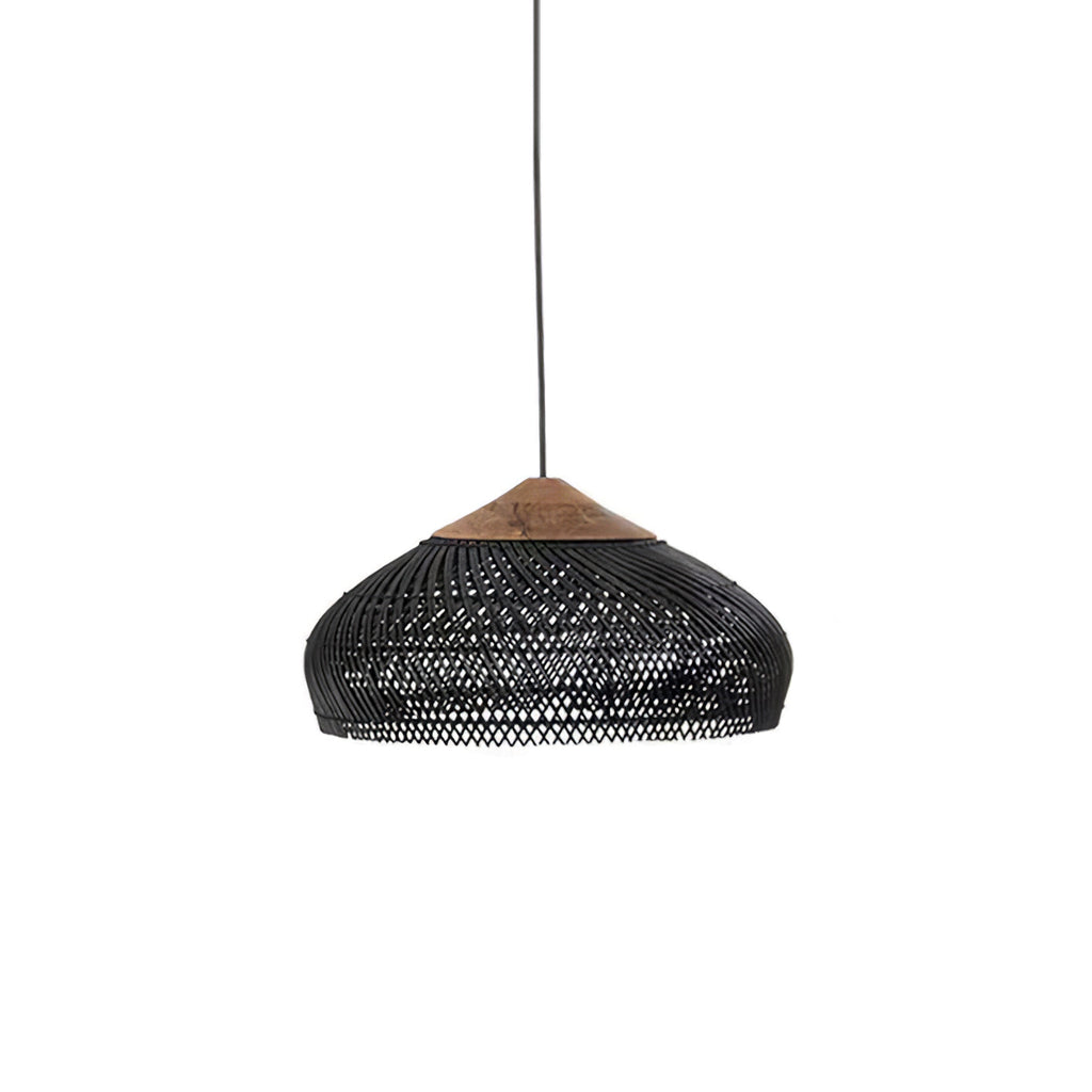 Solavn Lampe suspendue en bois de rotin - Neutralighting