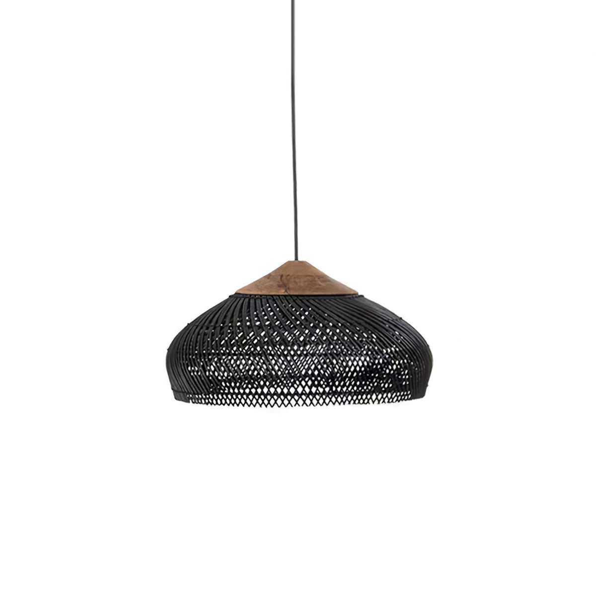 Solavn Lampe suspendue en bois de rotin - Neutralighting