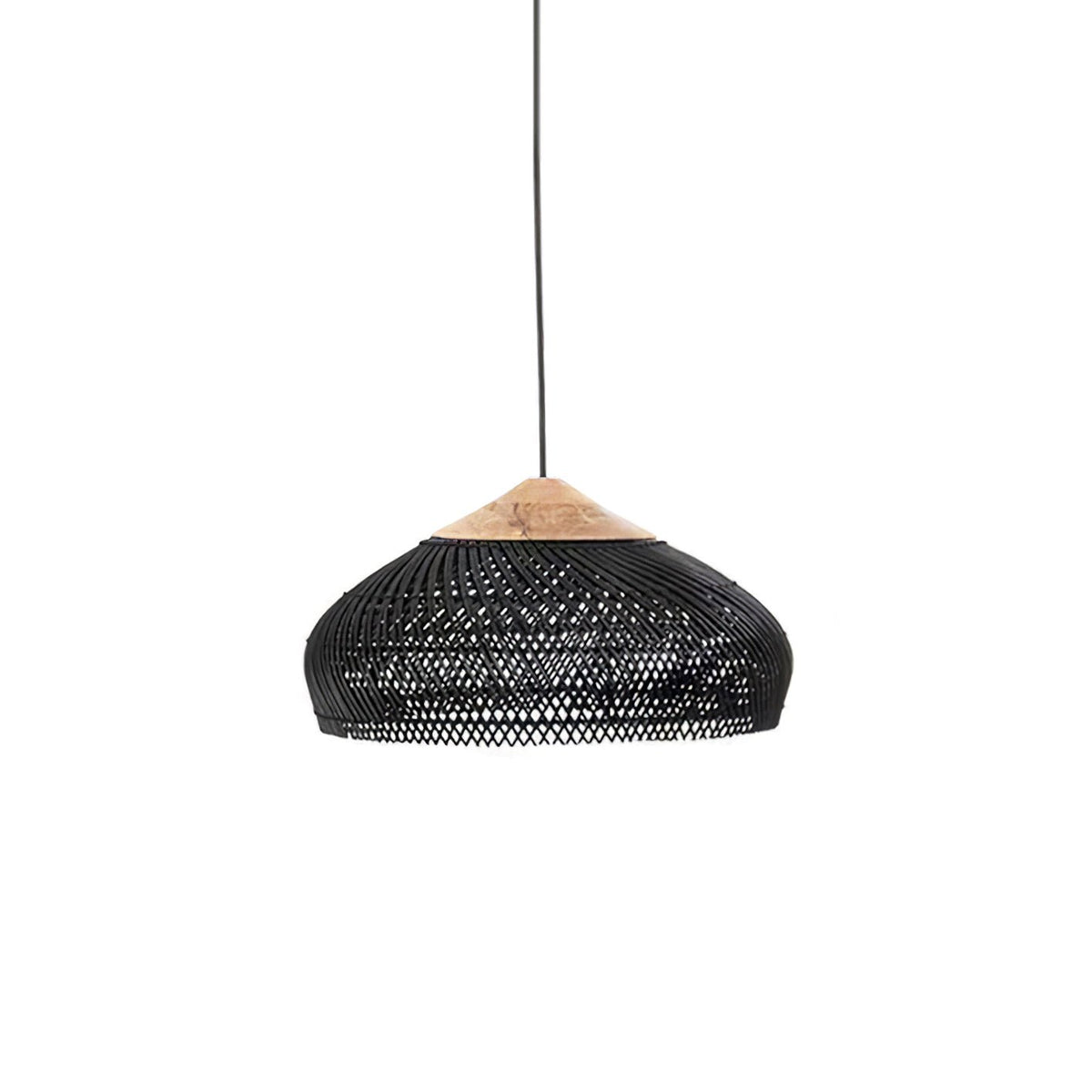 Solavn Lampe suspendue en bois de rotin - Neutralighting
