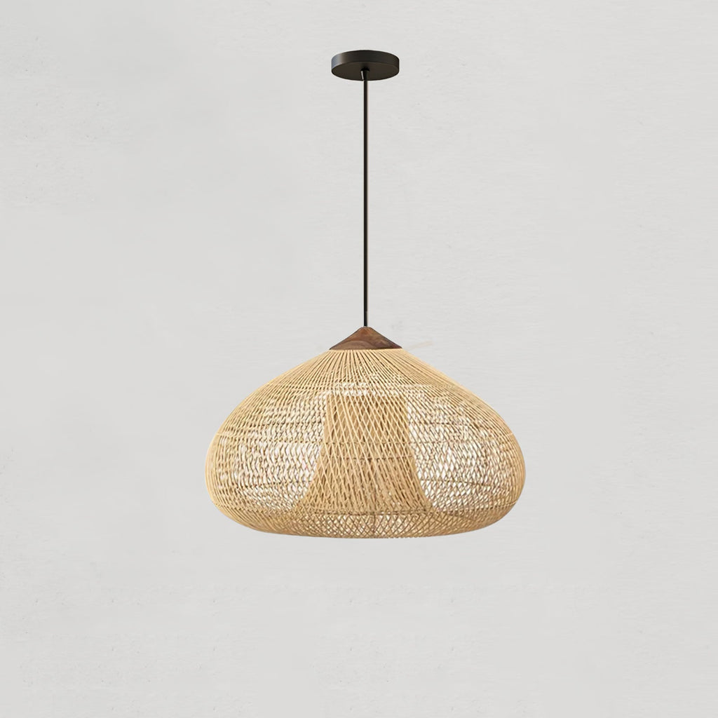 Solavn Lampe suspendue en bois de rotin - Neutralighting