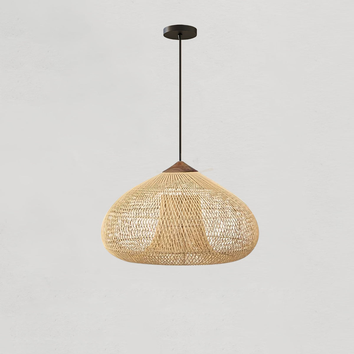 Solavn Lampe suspendue en bois de rotin - Neutralighting