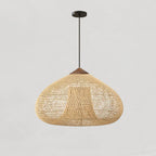 Evelyn Suspension en Rotin Tressé pour Salon - Neutralighting