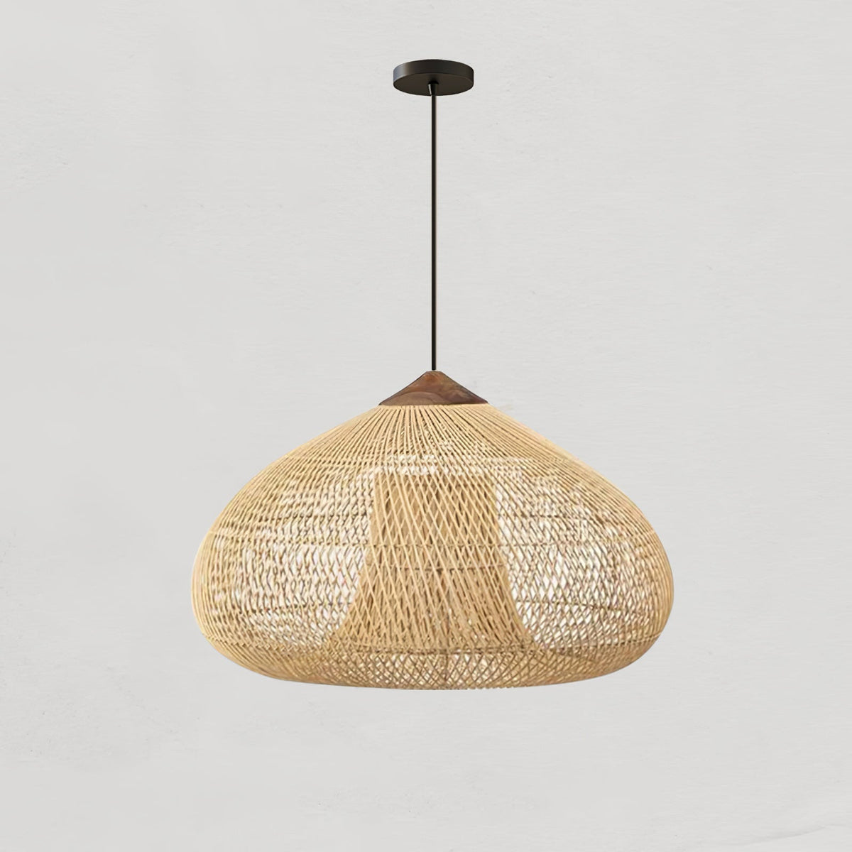 Solavn Lampe suspendue en bois de rotin - Neutralighting