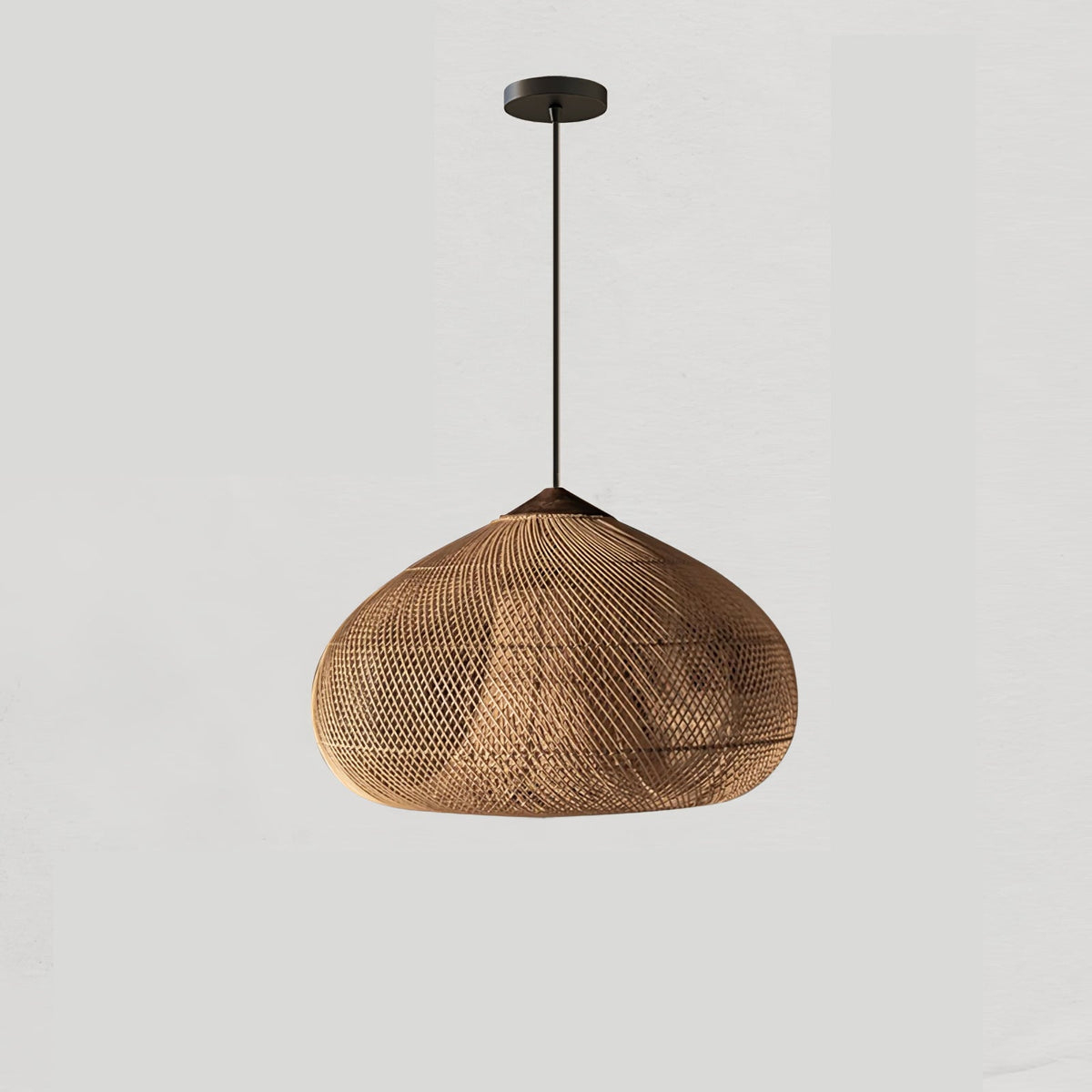 Solavn Lampe suspendue en bois de rotin - Neutralighting